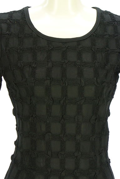 HIROKO BIS（ヒロコビス）の古着「eSSeNtieL HIROKO BIS シャーリングチェックワンピース（ワンピース・チュニック）」大画像４へ