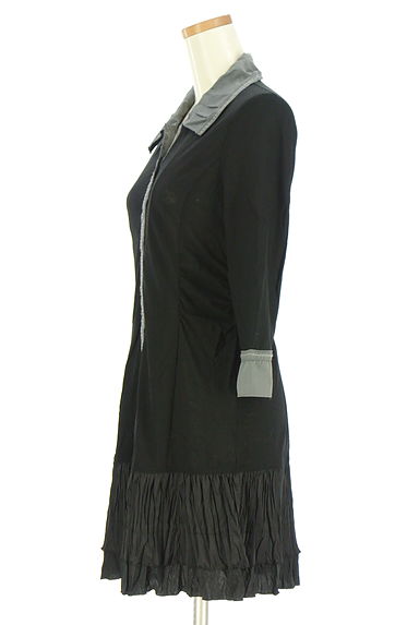 HIROKO BIS（ヒロコビス）の古着「別地切替シャツワンピース（ワンピース・チュニック）」大画像３へ