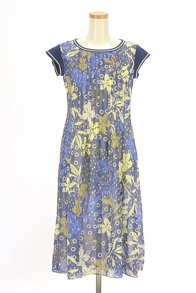 HIROKO BIS（ヒロコビス）の古着「花柄シアーミディワンピース（ワンピース・チュニック）」大画像１へ