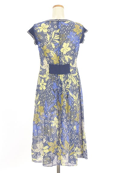 HIROKO BIS（ヒロコビス）の古着「花柄シアーミディワンピース（ワンピース・チュニック）」大画像２へ