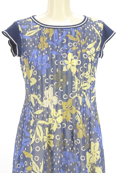 HIROKO BIS（ヒロコビス）の古着「花柄シアーミディワンピース（ワンピース・チュニック）」大画像４へ