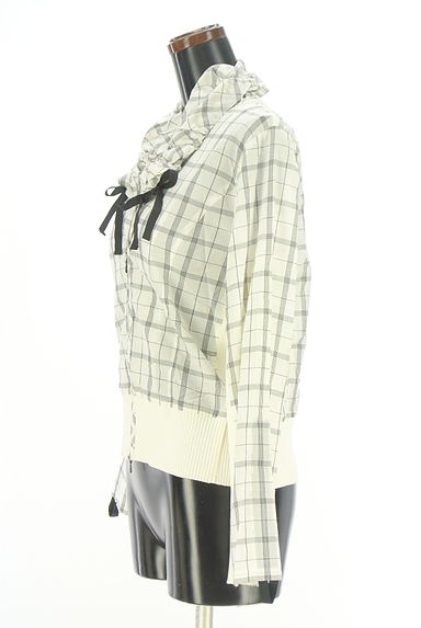 クリックで大画像表示 HIROKO BIS(ヒロコビス)の古着「eSSeNtieL HIROKO BIS ダブルジップニットパーカー(カーディガン・ボレロ)」大画像3へ