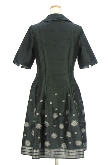 クリックで大画像表示 HIROKO BIS(ヒロコビス)の古着「ラメドットジャガードシャツワンピース(ワンピース・チュニック)」大画像2へ