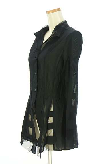 クリックで大画像表示 HIROKO BIS(ヒロコビス)の古着「esseNtieL HIROKO BIS チュール切替ブラウス(ジャケット)」大画像3へ