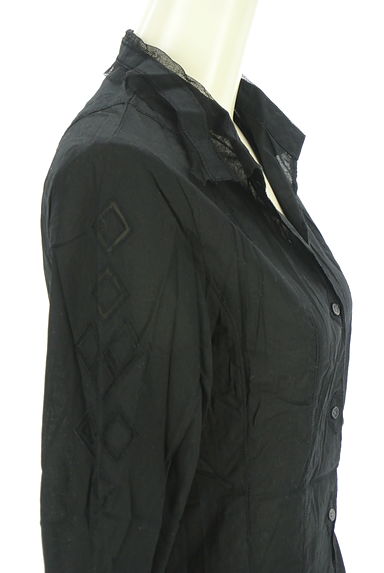 クリックで大画像表示 HIROKO BIS(ヒロコビス)の古着「esseNtieL HIROKO BIS チュール切替ブラウス(ジャケット)」大画像4へ