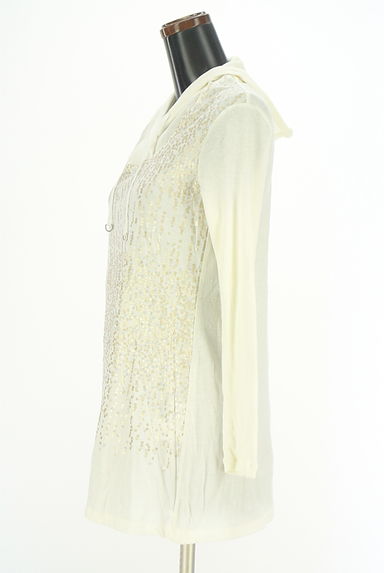 HIROKO BIS（ヒロコビス）の古着「スパンコールチュニックパーカー（スウェット・パーカー）」大画像３へ