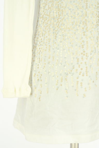 HIROKO BIS（ヒロコビス）の古着「スパンコールチュニックパーカー（スウェット・パーカー）」大画像５へ