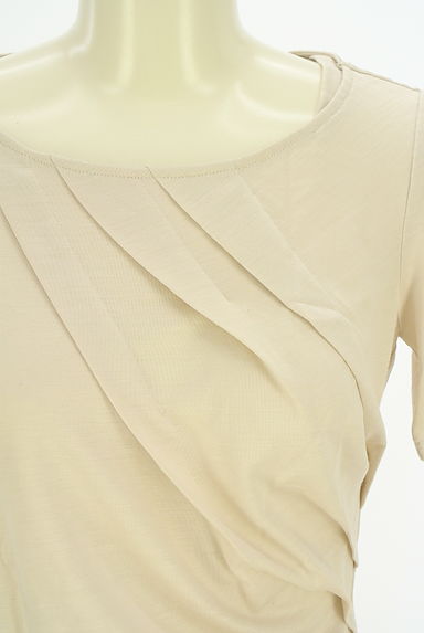 クリックで大画像表示 HIROKO BIS(ヒロコビス)の古着「ドレープリネンカットソー(カットソー・プルオーバー)」大画像4へ