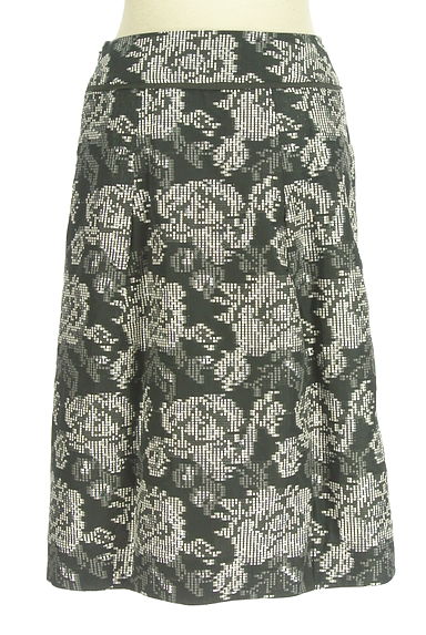 HIROKO BIS（ヒロコビス）の古着「シルバーラメ混花柄スカート（スカート）」大画像２へ