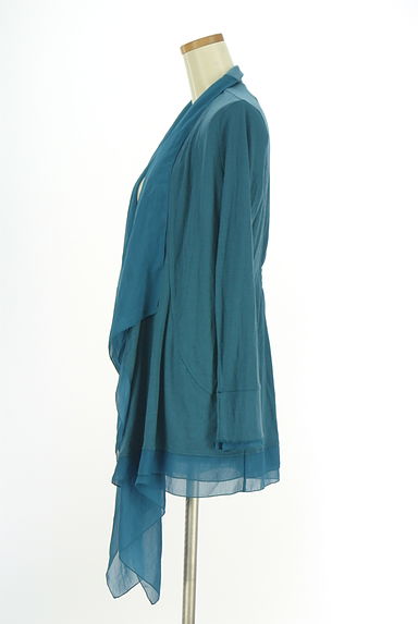 HIROKO BIS（ヒロコビス）の古着「シフォン切替前下がりカーディガン（カーディガン・ボレロ）」大画像３へ