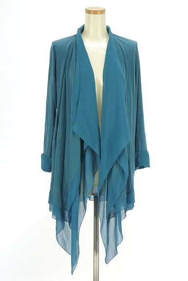 HIROKO BIS（ヒロコビス）の古着「シフォン切替前下がりカーディガン（カーディガン・ボレロ）」大画像４へ