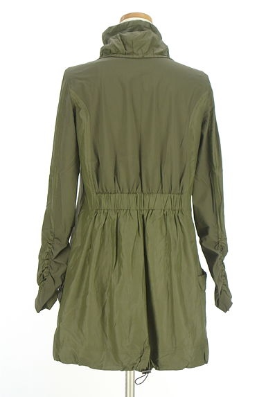 HIROKO BIS（ヒロコビス）の古着「ダブルジップストレッチミリタリーコート（ブルゾン・スタジャン）」大画像２へ