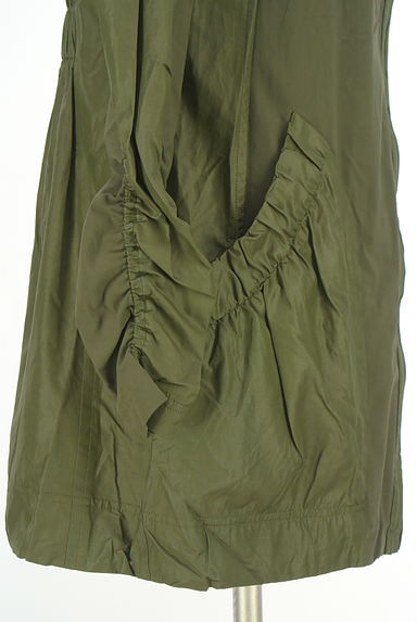 HIROKO BIS（ヒロコビス）の古着「ダブルジップストレッチミリタリーコート（ブルゾン・スタジャン）」大画像５へ