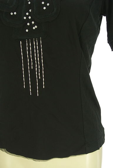 HIROKO BIS（ヒロコビス）の古着「スパンコール刺繍入り半そでカットソー（カットソー・プルオーバー）」大画像５へ