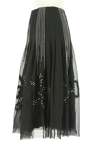 HIROKO BIS（ヒロコビス）の古着「スパンコール刺繍入りチュールスカート（スカート）」大画像３へ