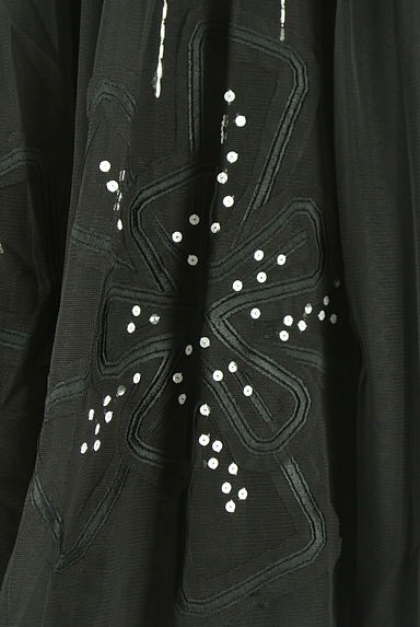 HIROKO BIS（ヒロコビス）の古着「スパンコール刺繍入りチュールスカート（スカート）」大画像５へ