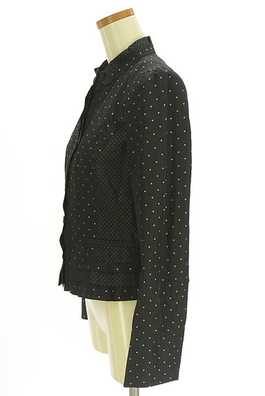 HIROKO KOSHINO（ヒロココシノ）の古着「切替ドット柄ジャケット（ジャケット）」大画像３へ