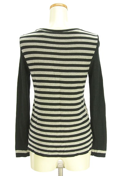 HIROKO BIS（ヒロコビス）の古着「eSSeNtieL HIROKO BIS ブランドロゴ総柄ニットトップス（ニット）」大画像２へ