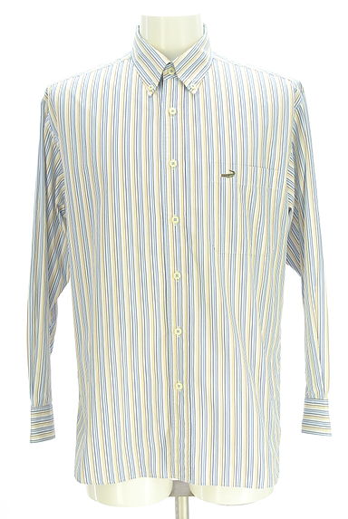 Crocodile（クロコダイル）の古着「マルチストライプコットンシャツ（カジュアルシャツ）」大画像１へ