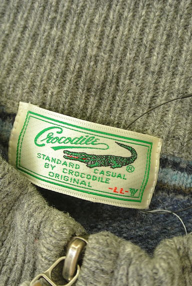 クリックで大画像表示 Crocodile(クロコダイル)の古着「ハーフジップマルチボーダーニット(ニット)」大画像6へ
