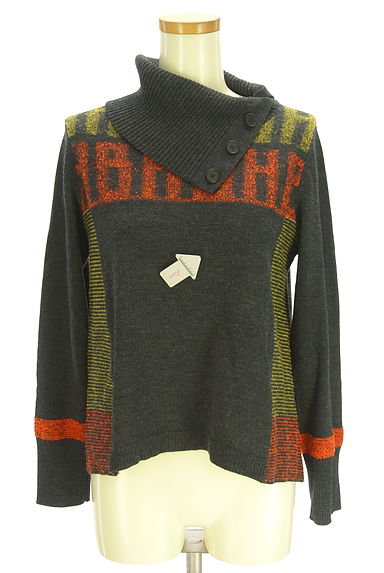 HIROKO BIS（ヒロコビス）の古着「ボタン付きタートルネックニット（ニット）」大画像４へ