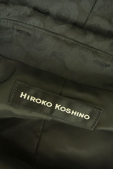 クリックで大画像表示 HIROKO KOSHINO(ヒロココシノ)の古着「フリル襟花柄ジャガードジャケット(ジャケット)」大画像6へ