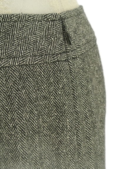 HIROKO BIS（ヒロコビス）の古着「裾刺繍チュールウール混スカート（ロングスカート・マキシスカート）」大画像４へ