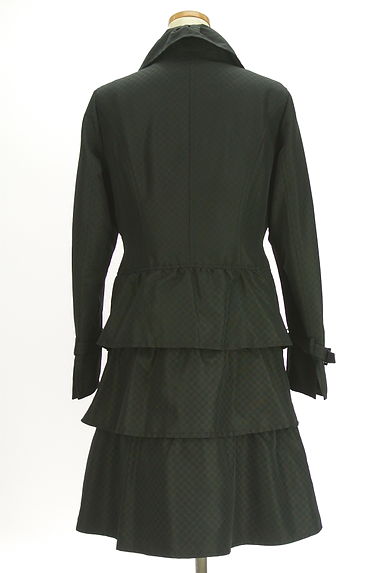 クリックで大画像表示 HIROKO BIS(ヒロコビス)の古着「ティアードフレア中綿ロングコート(コート)」大画像2へ