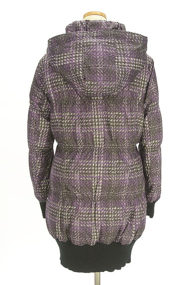 クリックで大画像表示 HIROKO BIS(ヒロコビス)の古着「リバーシブルロングダウンコート(ダウンジャケット・ダウンコート)」大画像2へ