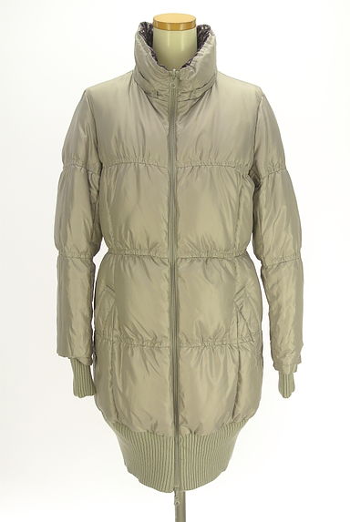 クリックで大画像表示 HIROKO BIS(ヒロコビス)の古着「リバーシブルロングダウンコート(ダウンジャケット・ダウンコート)」大画像4へ