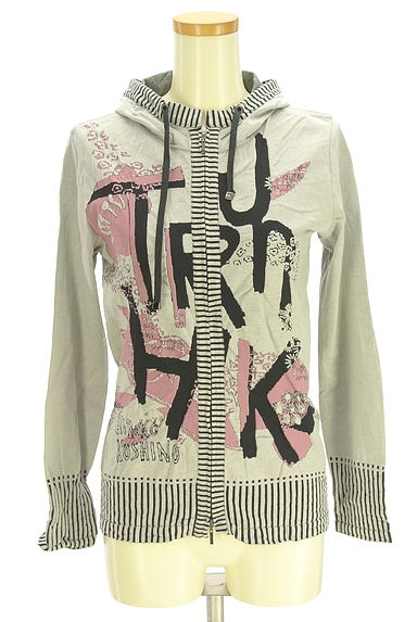 HIROKO BIS（ヒロコビス）の古着「TRUNK HIROKO BIS ジップアップニットカーディガン（カーディガン・ボレロ）」大画像１へ