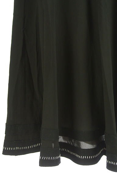 HIROKO BIS（ヒロコビス）の古着「ウール切替膝下シアーフレアスカート（ロングスカート・マキシスカート）」大画像５へ