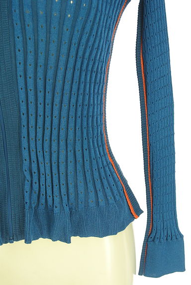 クリックで大画像表示 HIROKO BIS(ヒロコビス)の古着「ジップアップニットカーディガン(カーディガン・ボレロ)」大画像4へ