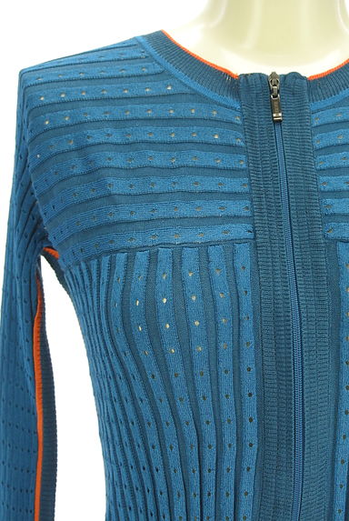 クリックで大画像表示 HIROKO BIS(ヒロコビス)の古着「ジップアップニットカーディガン(カーディガン・ボレロ)」大画像5へ