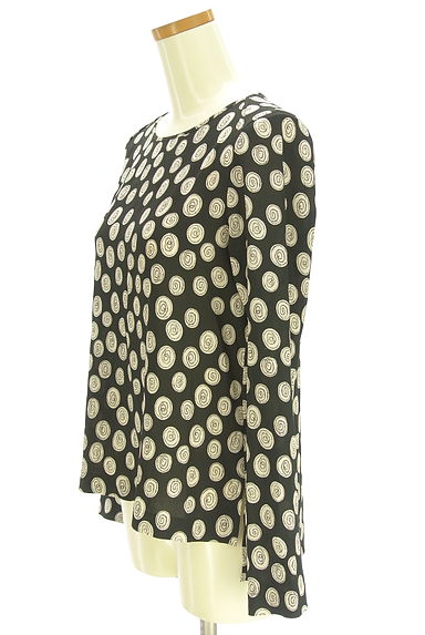 HIROKO KOSHINO（ヒロココシノ）の古着「ストレッチシフォンブラウス（カットソー・プルオーバー）」大画像３へ