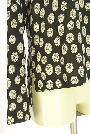 HIROKO KOSHINO（ヒロココシノ）の古着「ストレッチシフォンブラウス（カットソー・プルオーバー）」大画像５へ