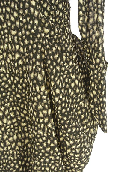 HIROKO KOSHINO（ヒロココシノ）の古着「HIROKO KOSHINO PREMIER レオパード柄膝下ワンピ（ワンピース・チュニック）」大画像５へ