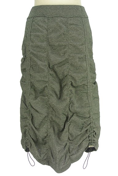 HIROKO BIS（ヒロコビス）の古着「裾ドロスト入りギャザースカート（スカート）」大画像２へ