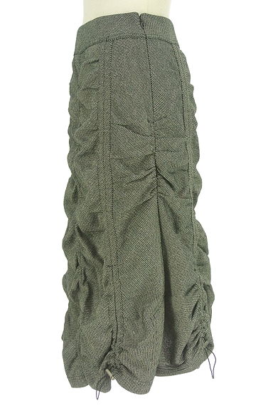 HIROKO BIS（ヒロコビス）の古着「裾ドロスト入りギャザースカート（スカート）」大画像３へ