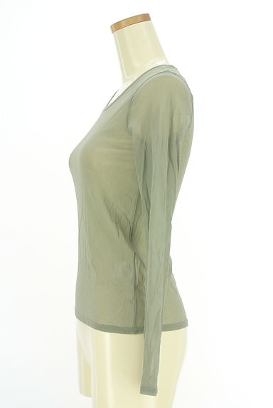 HIROKO BIS（ヒロコビス）の古着「eSSeNtieL HIROKO BIS シアーカットソー（カットソー・プルオーバー）」大画像３へ