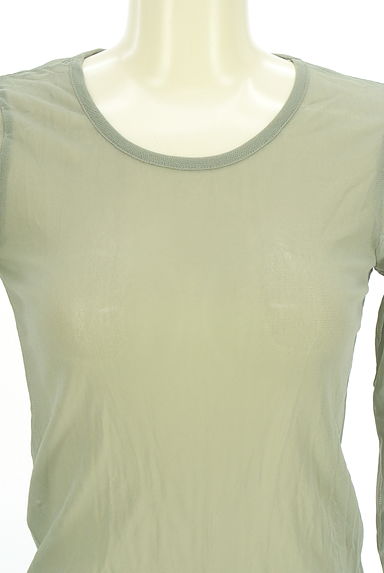 HIROKO BIS（ヒロコビス）の古着「eSSeNtieL HIROKO BIS シアーカットソー（カットソー・プルオーバー）」大画像４へ