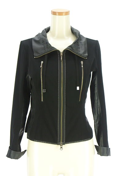 クリックで大画像表示 HIROKO BIS(ヒロコビス)の古着「eSSeNtieL HIROKO BIS 異素材切替ジップジャケット(ジャケット)」大画像5へ