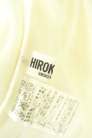 HIROKO BIS（ヒロコビス）の古着「箔プリントチュニックカットソー（ワンピース・チュニック）」大画像６へ