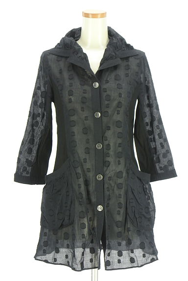 HIROKO BIS（ヒロコビス）の古着「ドット柄ミドルシアージャケット（ジャケット）」大画像１へ