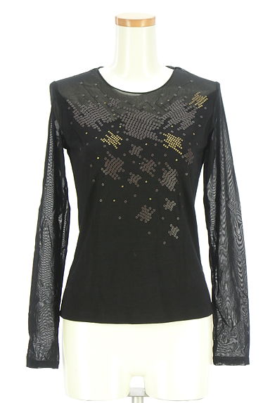 HIROKO KOSHINO（ヒロココシノ）の古着「スパンコール刺繍カットソー（カットソー・プルオーバー）」大画像１へ