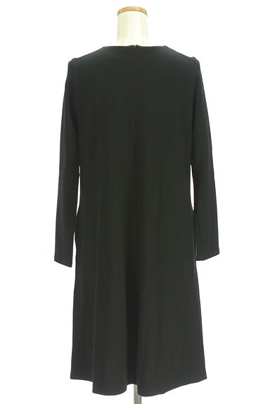 ADAM ET ROPE（アダムエロペ）の古着「ウール混膝丈フレアワンピース（ワンピース・チュニック）」大画像２へ