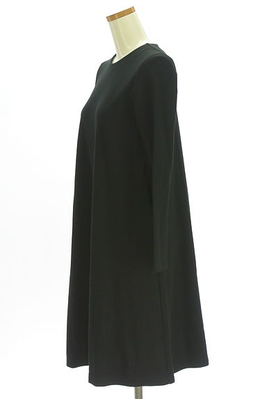 ADAM ET ROPE（アダムエロペ）の古着「ウール混膝丈フレアワンピース（ワンピース・チュニック）」大画像３へ