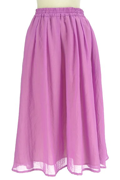 Tiara（ティアラ）の古着「ミモレ丈シアーフレアスカート（ロングスカート・マキシスカート）」大画像１へ