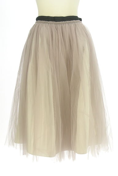 クリックで大画像表示 LANVIN en Bleu(ランバンオンブルー)の古着「膝下丈ボリュームチュールスカート(ロングスカート・マキシスカート)」大画像1へ