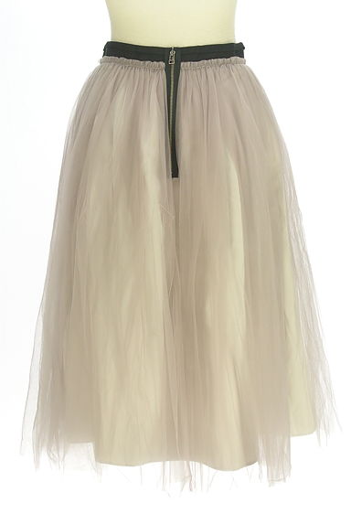 クリックで大画像表示 LANVIN en Bleu(ランバンオンブルー)の古着「膝下丈ボリュームチュールスカート(ロングスカート・マキシスカート)」大画像2へ